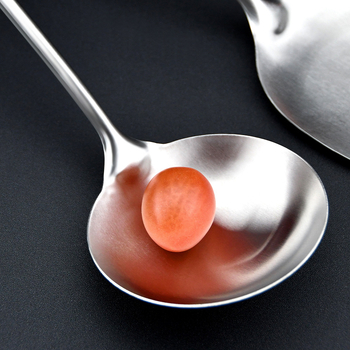 Nerūdijančio plieno spatulių rinkinys su medine rankena — aukštos temperatūros virtuvės įrankiai nelipnioms keptuvėms