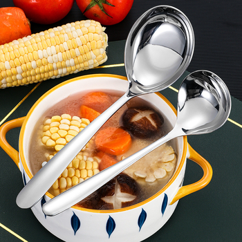 304 nerūdijančio plieno ramen šaukštas virtuvei — aukštos temperatūros atsparumas, nerūdijančio plieno rankena, logotipo spausdinimas, pritaikymas prieinama