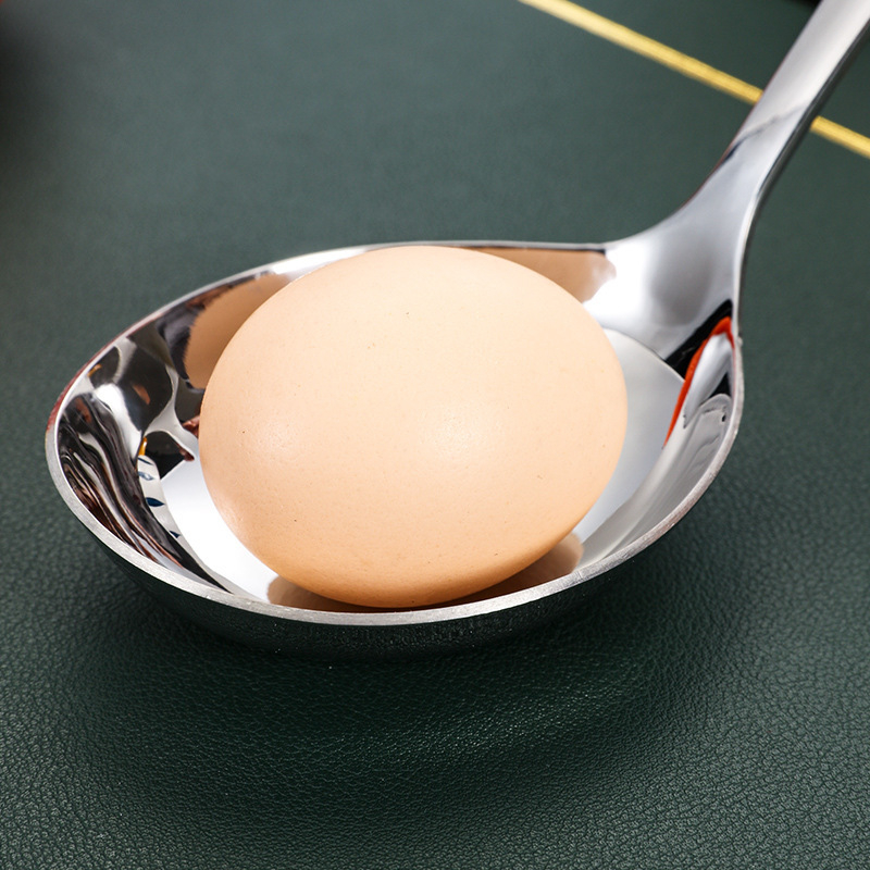 304 nerūdijančio plieno ramen šaukštas virtuvei — aukštos temperatūros atsparumas, nerūdijančio plieno rankena, logotipo spausdinimas, pritaikymas prieinama