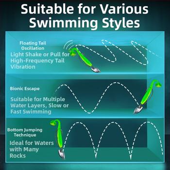 Pool blade āķis ar svina galvu, Nr. 1, upes zvejai, iepakojumā 5000 gab