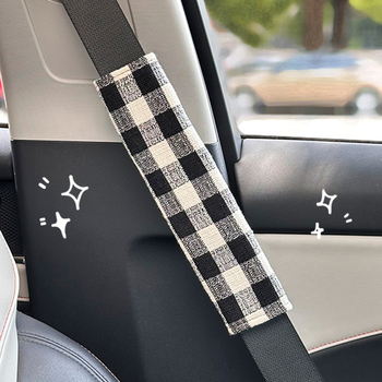 Auto turvavöö õla padi, villane materjal, dekoratiivne aksessuaar Blue Rain bränd, 50 g, logode trükkimine saadaval