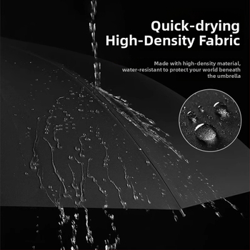 Udas 3 dalių sulankstomas skėtis su 8 šereliais, automatinis atidarymas, plieninis kotas, UPF>50