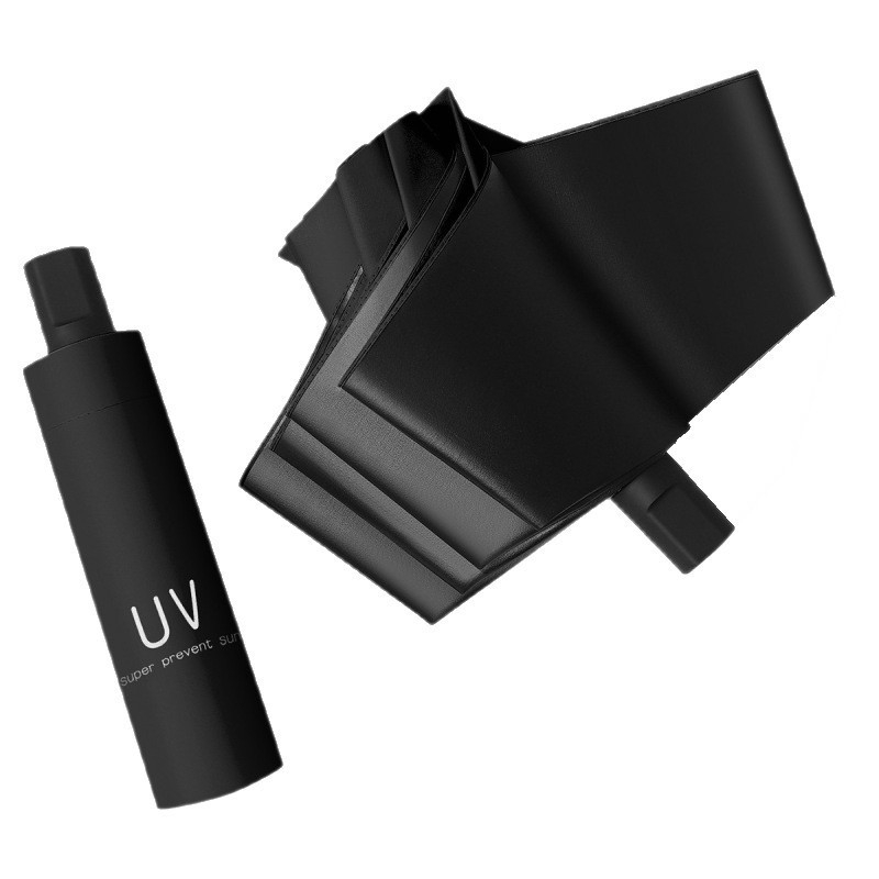 Udas 3 dalių sulankstomas skėtis su 8 šereliais, automatinis atidarymas, plieninis kotas, UPF>50