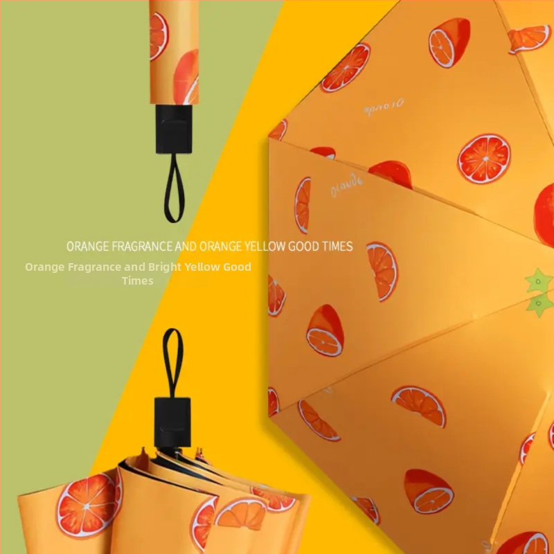 Udas 3 dalių sulankstomas skėtis su 8 šereliais, automatinis atidarymas, plieninis kotas, UPF>50