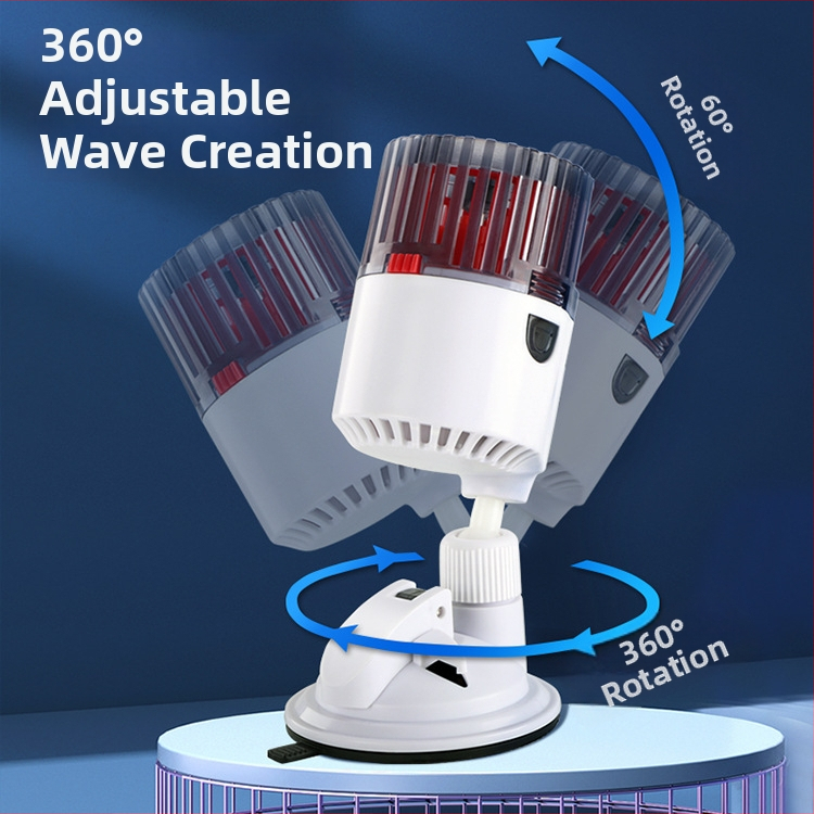 Jingye akváriumi hullámpumpa – falra szerelt, műanyag, víz keringtetése és oxigénellátás