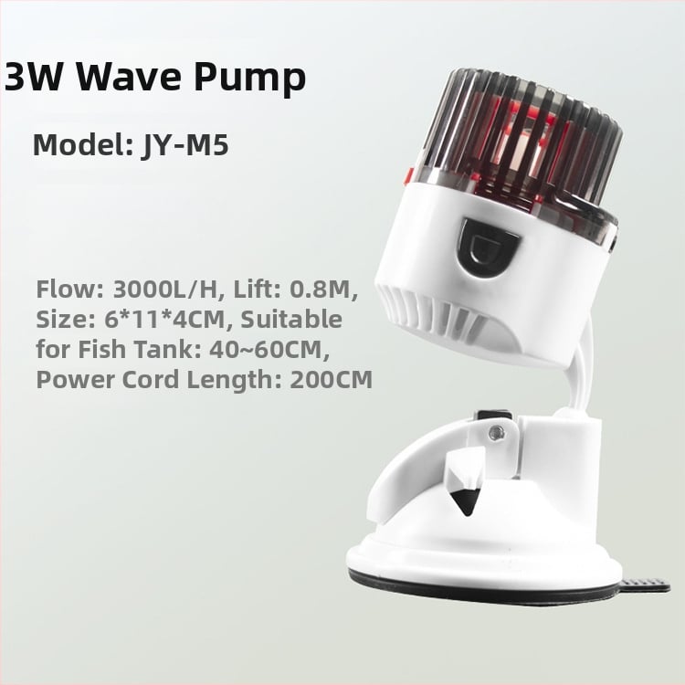 Jingye akváriumi hullámpumpa – falra szerelt, műanyag, víz keringtetése és oxigénellátás