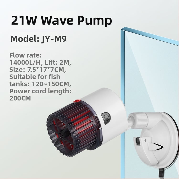 Jingye akváriumi hullámpumpa – falra szerelt, műanyag, víz keringtetése és oxigénellátás