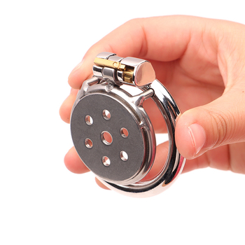 Kovový zámok na penis pre mužov, ručné ovládanie, bez lubrikantu, značka Cherry Fini.