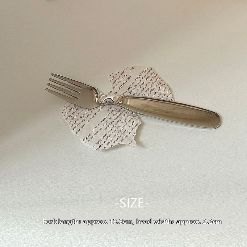 Vaikų šaukštų ir šakutės rinkinys iš nerūdijančio plieno, 410 nerūdijanto plieno, veidrodinis poliravimas, skirtas vaikams nuo 1 iki 5 metų, galima logotipo spausdinimas