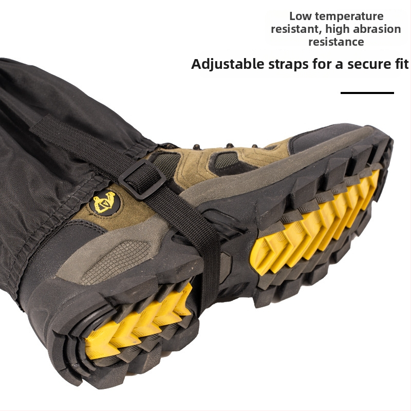 Защита за долен крак за планински туризъм, полиестерно тяло; защита на долния крайник; подходяща за лед и сняг, туризъм и къмпинг.