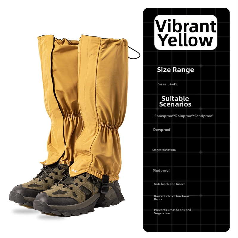 Защита за долен крак за планински туризъм, полиестерно тяло; защита на долния крайник; подходяща за лед и сняг, туризъм и къмпинг.