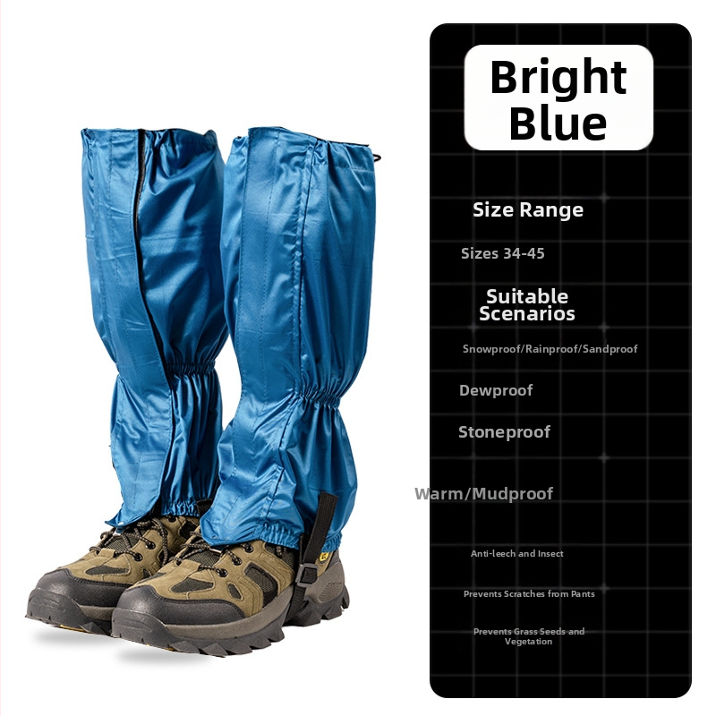 Защита за долен крак за планински туризъм, полиестерно тяло; защита на долния крайник; подходяща за лед и сняг, туризъм и къмпинг.