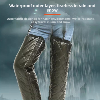 Elektriliste mootorrataste jaoks soojendavad põlve- ja pahkluu kaitseid – sügis-talv, tuulekindel kaitse põlvedele ja jalgadele, unisex