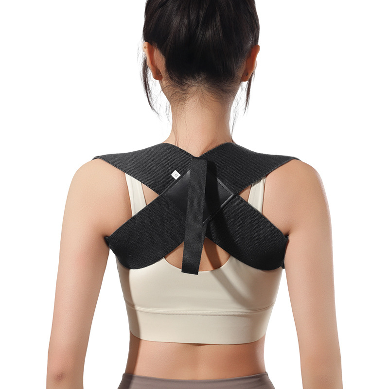 Bandă pentru umăr pentru corecția posturii – poliester, model JBBS-3046, utilizare universală, compatibil cu yoga