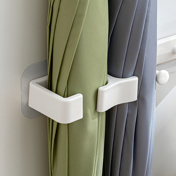 Suport de umbrele montat pe perete din PP — două etaje, fără găuri, montaj prin aspirație, pentru interior la intrare