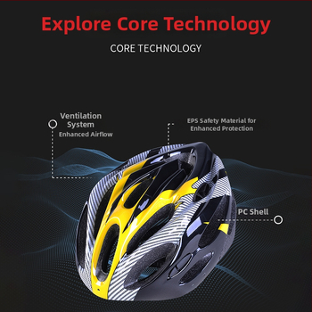 Kalnu velosipēdu ķivere, universāla, EPS+PC, Star road, pieaugušajiem