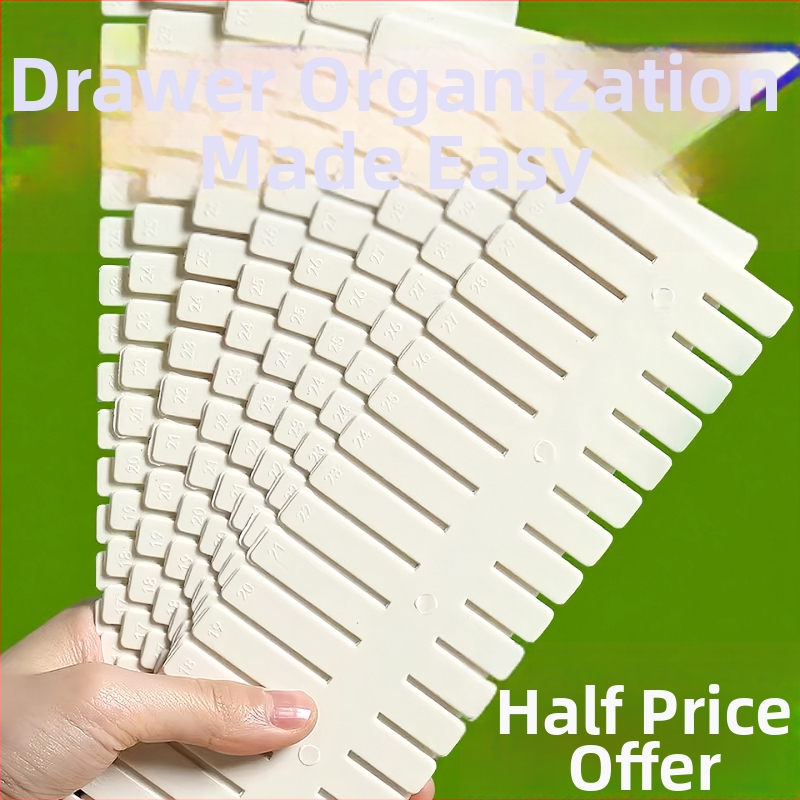 Atvilktņu organizators ar nodalījumu - plastmasas dalītājs, viens līmenis, galda tipa uzstādīšana, paredzēts apakšveļas un zeķu uzglabāšanai