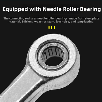 Pistono sujungimo komplektas 26 tipo elektriniam gręžtuvui, aliuminis, įskaičiuotas odinis žiedas ir smeigės surinkimas