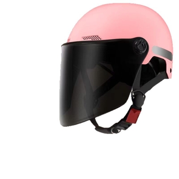 Șlem pentru motocicletă electrică cu protecție solară, unisex adulți, design retro de vară, universal pentru toate anotimpurile, ABS, certificat 3C, pentru biciclete electrice