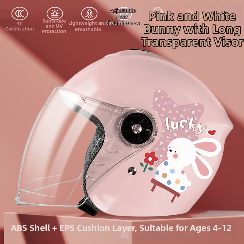 Žieminis vaikiškas šalmas elektromobiliams – ABS, 3C sertifikatas, 3/4 stiliaus, tinkamas vaikams