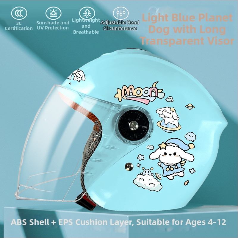 Žieminis vaikiškas šalmas elektromobiliams – ABS, 3C sertifikatas, 3/4 stiliaus, tinkamas vaikams