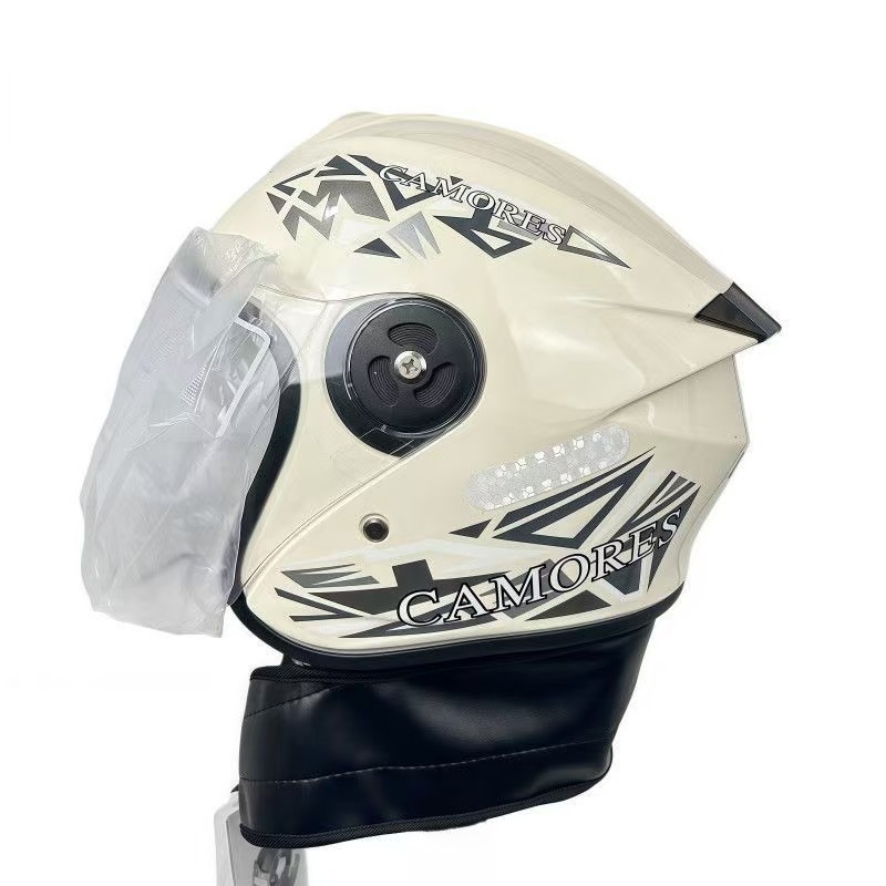 Cască 3/4 pentru vehicule electrice, cu Bluetooth încorporat, unisex, ABS, pentru toate sezoanele