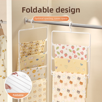 Kokkupandav 4-kihiline plastist beebivannito käterätikute hoiustamise kapp, köiega riputatav