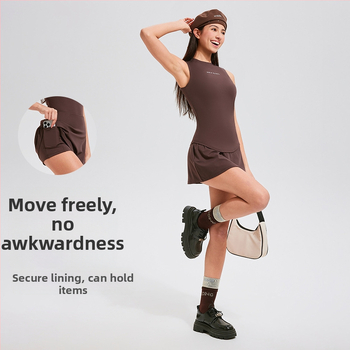 Vesta feminină fără mâneci pentru tenis, uscat rapid, elastică, nylon 84%, potrivită pentru vară, primăvară și toamnă.