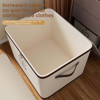 Kutija za skladištenje s ključem, sklopiva, 60L, od netkanog materijala, prenosna, otporna na prašinu i vlagu, uzorak crtić, japanski stil