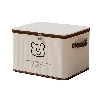 Kutija za skladištenje s ključem, sklopiva, 60L, od netkanog materijala, prenosna, otporna na prašinu i vlagu, uzorak crtić, japanski stil