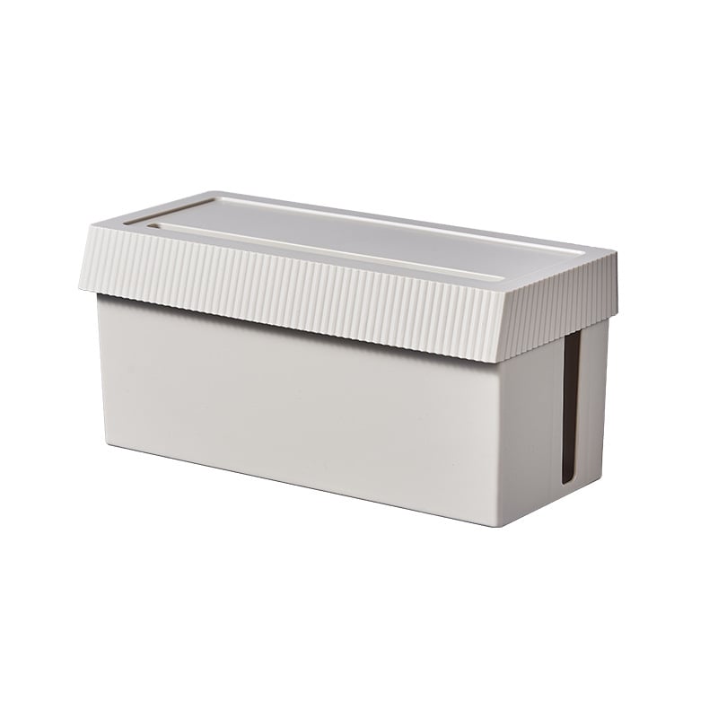 Kutija za pohranu produžnog kabela i organizator kablova — plastika, moderan jednostavan stil, brend Momo Life; lansirano travanj 2023; težina 458 g