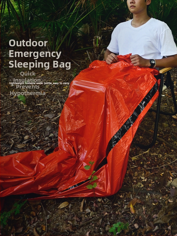 Pirmosios pagalbos miegmaišis – PE įdaila, PE audinys, vokų konstrukcija, 128 g, suaugusiems