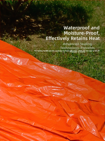 Pirmosios pagalbos miegmaišis – PE įdaila, PE audinys, vokų konstrukcija, 128 g, suaugusiems