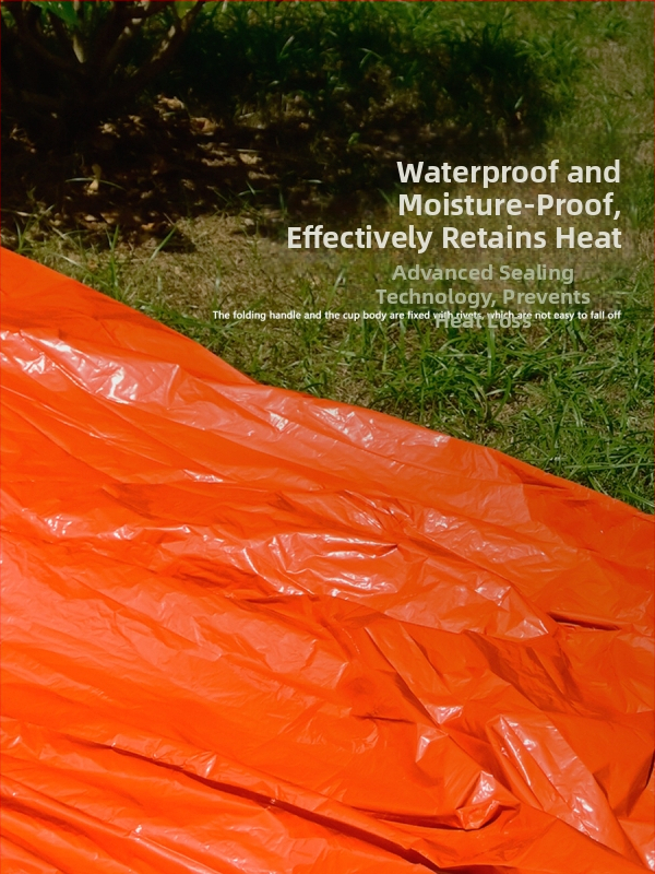 Pirmās palīdzības guļammaiss – PE oderējums, PE audums, aploksnes konstrukcija, 128 g, pieaugušajiem