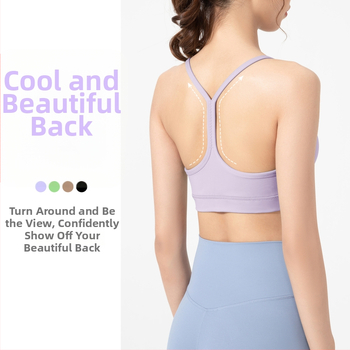 Sporta krūšturis skrējējiem un fitnesam – pilnas kupas, biezi veidotas kupas, fiksētas dubultās plecu siksnas, muguras aizdare ar trim sprādžām; galvenais materiāls: neilons; oderējums: spandekss