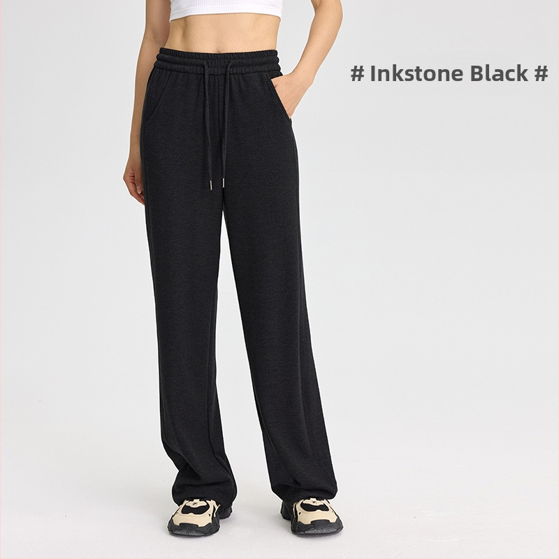 Moteriškos kelnės iš regeneruotos celiuliozės pluošto, Derong audinys, tankus, šukuotas (brushed), tiesus kirpimas, casual žiema 2024.