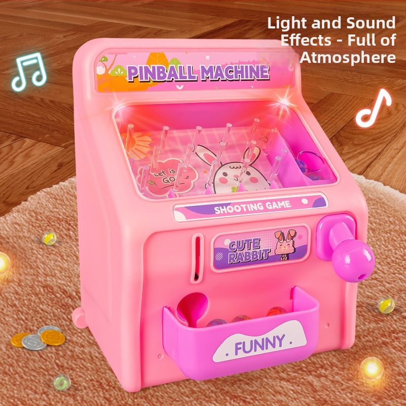 Stroj na výstrel guličiek — vzdelávacia hračka pre deti 4–6 rokov, plastová konštrukcia, model 8833, balené v farebnej krabičke