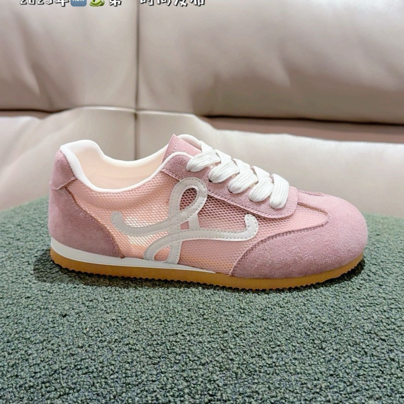 Pantofi sport dama din plasă, talpă EVA ușoară, guler scurt cu șireturi, căptușeală din blană de miel integrată