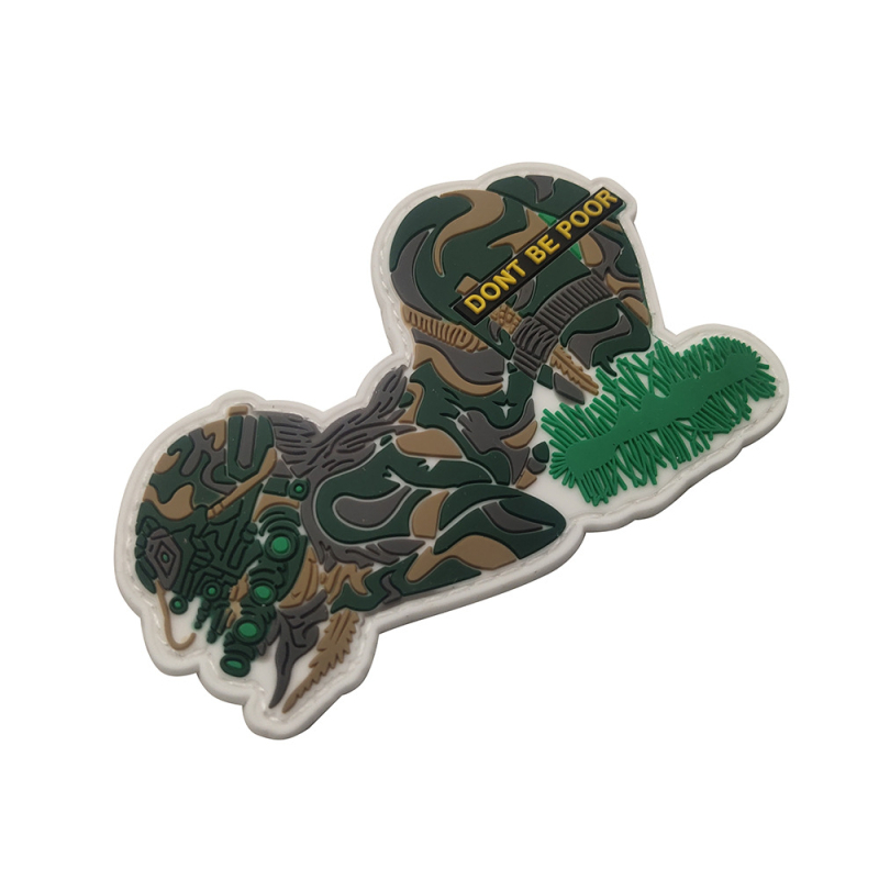 3D PVC σήμα σακιδίου, προσαρμοσμένο με εκτυπωμένο λογότυπο