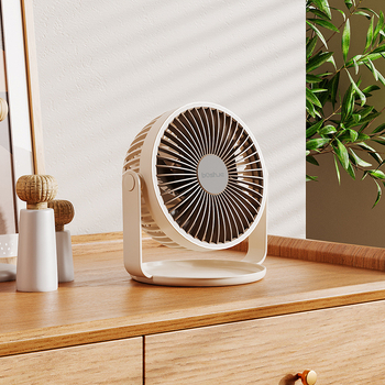 MET galda ventilators – plastmasa, stils Fresh/Desktop, klusā darbība, piemērots studentiem, birojam un internātam