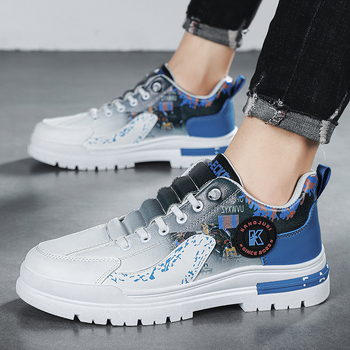 Ανδρικά slip-on καθημερινά παπούτσια από δέρμα, άνω μέρος από δέρμα, σόλα PVC, επένδυση από ύφασμα, εσωτερικό με δίχτυ, στρογγυλός μύτης