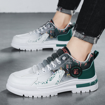 Ανδρικά slip-on καθημερινά παπούτσια από δέρμα, άνω μέρος από δέρμα, σόλα PVC, επένδυση από ύφασμα, εσωτερικό με δίχτυ, στρογγυλός μύτης