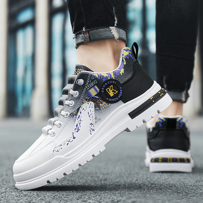 Ανδρικά slip-on καθημερινά παπούτσια από δέρμα, άνω μέρος από δέρμα, σόλα PVC, επένδυση από ύφασμα, εσωτερικό με δίχτυ, στρογγυλός μύτης