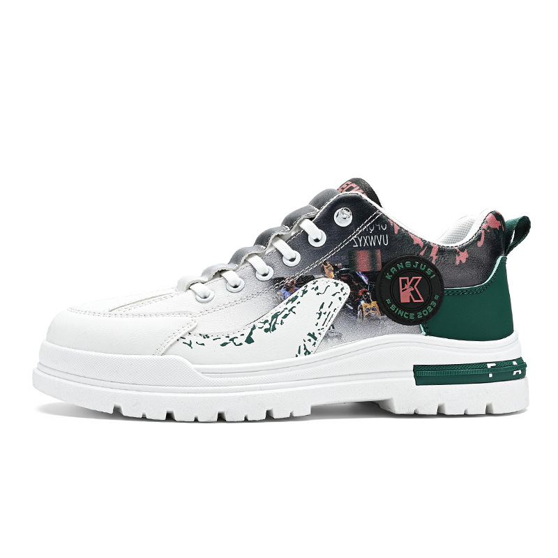 Ανδρικά slip-on καθημερινά παπούτσια από δέρμα, άνω μέρος από δέρμα, σόλα PVC, επένδυση από ύφασμα, εσωτερικό με δίχτυ, στρογγυλός μύτης