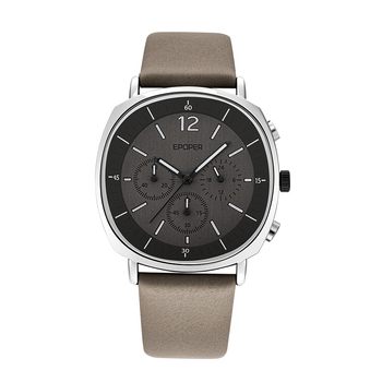 Férfi kvarc karóra - Valódi bőrszíj, 30M vízállóság, Mineral erősített kristály, Tűcsat (Kvarc mozgás, 30M vízállóság, Valódi bőrszíj, Mineral erősített kristály, Tűcsat)