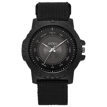 Ārējo sporta pulkstenis ar nerūsējoša tērauda siksnu, kvarca mehānisms, sakausējuma korpuss, bez ūdensizturības