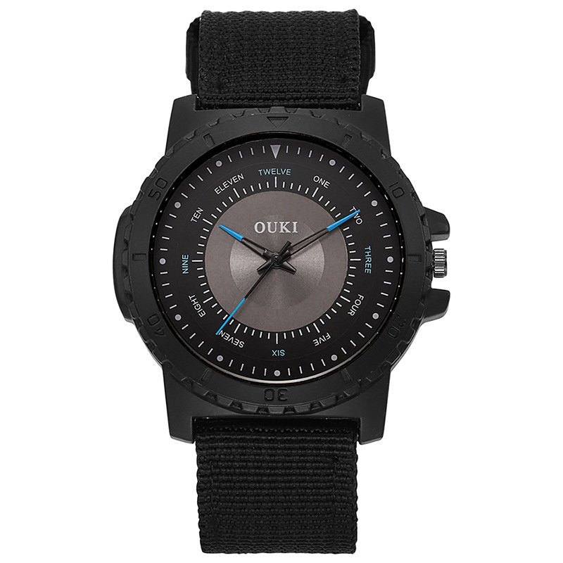 Ārējo sporta pulkstenis ar nerūsējoša tērauda siksnu, kvarca mehānisms, sakausējuma korpuss, bez ūdensizturības