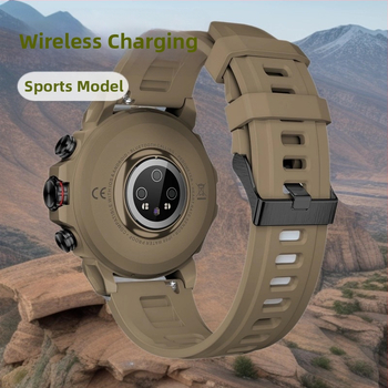 SMA išmanusis laikrodis su apvaliu AMOLED ekranu, GPS, Bluetooth skambučiai, širdies ritmo stebėjimas ir miego stebėjimas