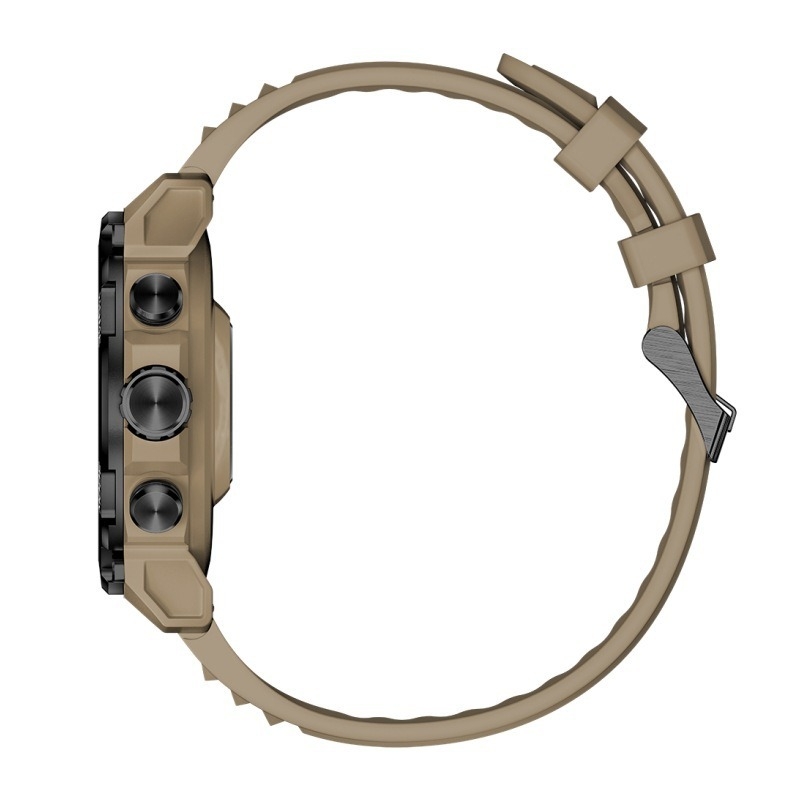 SMA išmanusis laikrodis su apvaliu AMOLED ekranu, GPS, Bluetooth skambučiai, širdies ritmo stebėjimas ir miego stebėjimas