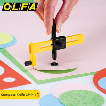 OLFA CMP-1 kruhový rezník na papier, tenký typ, dĺžka čepele 1,4 cm, dĺžka rukoväti 108 mm, maximálna veľkosť rezania papiera: A4